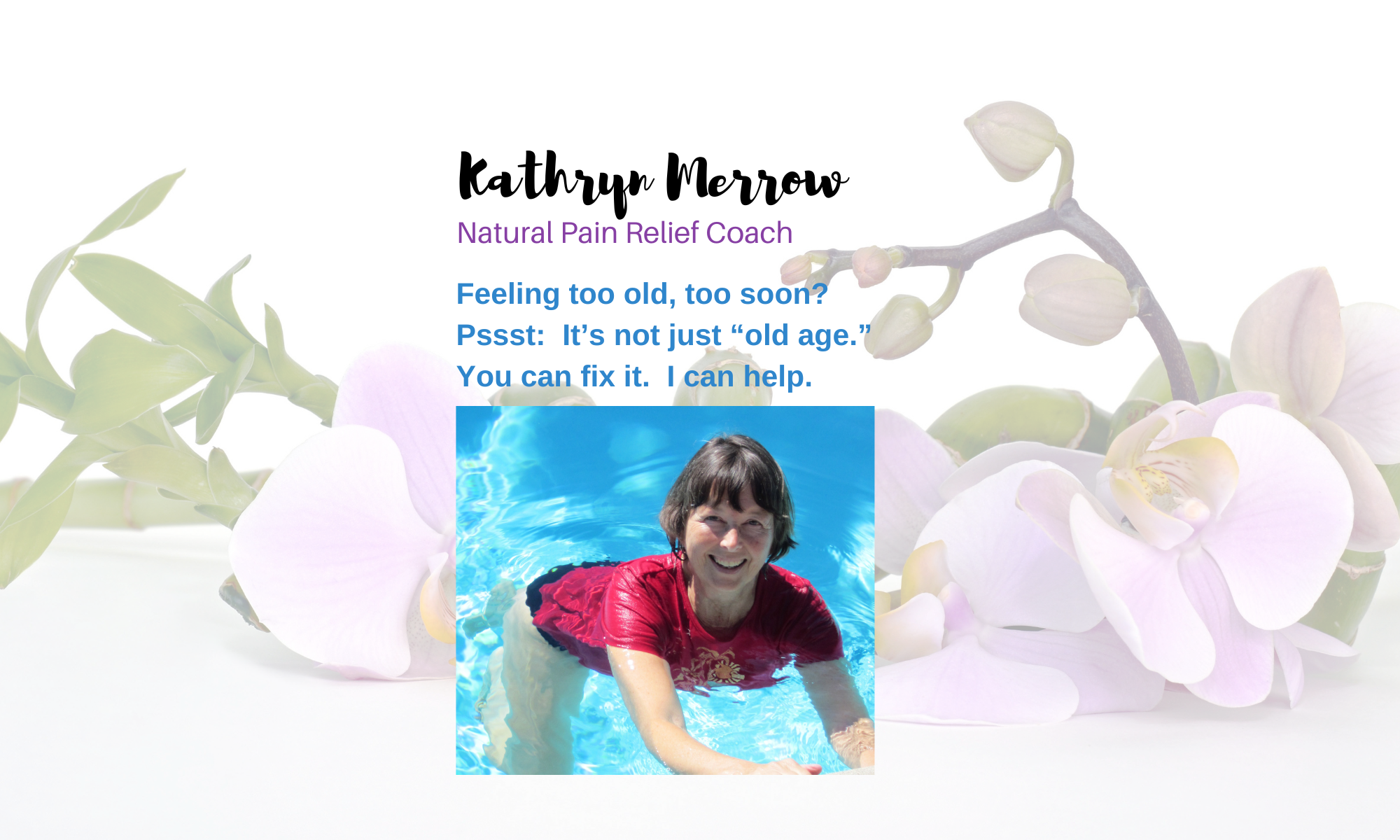 Kathryn Merrow Natural Pain Relief Coach